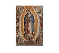 Blessed Virgin Mary Our Lady of Guadalupe Venerated Religious Symbol 2 Poster Decorative Painting Canvas Wall Posters And Art Picture Print Modern Family Bedroom Decor Posters 12x18inch(30x45cm)