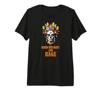 Blessed with Beauty and Rage Sassy Sugar Skull Menopause mom Premium T-Shirt