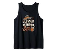 Blessed with Southern Sass Hat and Sweet Tea Tank Top