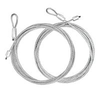 Blesseras Garage Door Torsion Spring Safety Cable/Wire for 10 ft. Tall Garage Door, Cable Length 11.5 ft., 2-Pack