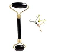 Blessfull Healing Black Obsidian Gua Sha SPA Jade Massage Roller Massager Eye Face Neck Facial Relaxation Slimming Tool