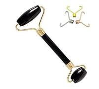 Blessfull Healing Black Onyx Gua Sha SPA Jade Massage Roller Massager Eye Face Neck Facial Relaxation Slimming Tool