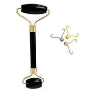 Blessfull Healing Black Tourmaline Gua Sha SPA Jade Massage Roller Massager Eye Face Neck Facial Relaxation Slimming Tool