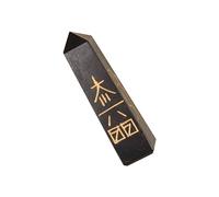 Blessfull Healing Reiki Black Onyx Symbol Engraved USUI Wand