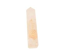Blessfull Healing Reiki Crystal Quartz Symbol Engraved USUI Wand