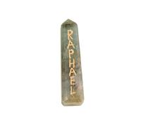 Blessfull Healing Reiki Green Aventurine Symbol Engraved Obelisk Wand
