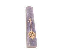 Blessfull Healing Reiki Lepidolite Symbol Engraved USUI Wand