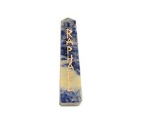 Blessfull Healing Reiki Sodalite Symbol Engraved Obelisk Wand
