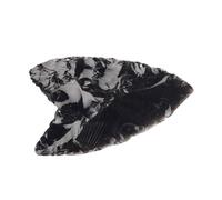Blessfull Healing Shape #2 Black Obsidian Stone Natural Handmade Arrowhead 1.5 to 2 Inches