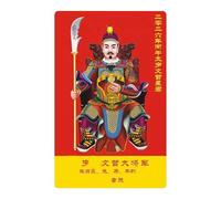 Blessing Card for Chinese Spring Festival - Collectible Copper, Portable as a Keepsake - Protective Card for the Year of the Horse, for Happiness, Success Bag, Travel, Holiday, Home and Decoration