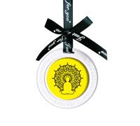 Blessing Meditation Sitting Flower Wheel Ornament Charm Aromatherapy Pendant Charm
