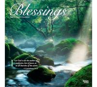 Blessings 2027 12 X 24 Inch (Hanging) Monthly Square Wall Calendar Plastic-Free