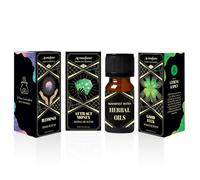 Blessings, Attract Money, Good Luck Herbal Oil Diffuser Blends by Aromafume | 3 x 10ml/0.33 fl oz| Aromatherapy Oils for Manifestation & Mindfulness | Non-Toxic, Vegan, Cruelty-Free