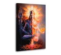 Blessings from The World of Akashmic Shiva Shakti Poster Decorative Painting Canvas Wall Posters And Art Picture Print Modern Family Bedroom Decor Posters 12x18inch(30x45cm)