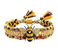 Blessings & Hope Bee Bracelet, Handmade Woven Bracelets for Women