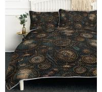 BlessLiving Atlas Lore Dark Academia Quilt Set, Gothic Bedding, King