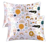 BlessLiving Bedding Set, Animals Satin Nursery Baby Hair