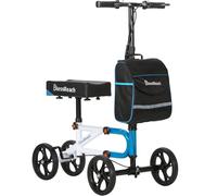 BlessReach Economy Knee Scooter Steerable Knee Walking Aid for Foot Injuries Compact Crutch Alternative with Dual Brake System