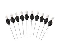 BLESSUME 10pcs Skull Top Voodoo Pin for Doll Magic Candle Ritual Pins (Black)