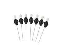 BLESSUME 7 Candle Voodoo Doll Ritual Needles Skull Top (Black)