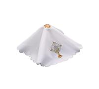 BLESSUME Altar Cloth Chalice Pall Chalice Veil (White 1)