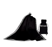 BLESSUME Altar Tarot Table Cloth (Black)(Size: One Size)