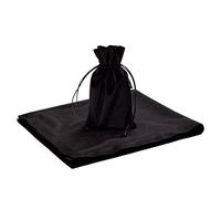 BLESSUME Atar Tarot Table Cloth with One Pouch Velvet (Black)