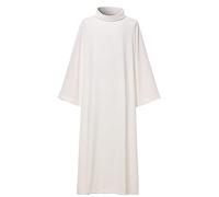 BLESSUME Catholic Church Clergy ALB Vestments Robe, Ivory White, XL