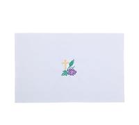 BLESSUME Church Altar Cover Rectangle IHS Embroidery Cloth Corporal (pattern 3)
