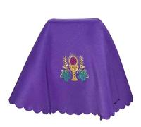 BLESSUME Church Mass Altar Cloth Chalice Pall Chalice Veil (Purple)