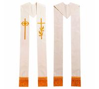 BLESSUME Church Pastor Clergy Stole with Tassels