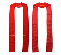 BLESSUME Church Pastor Mass Stole (Red)