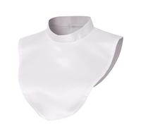 BLESSUME Clergy Shirt Collar Dickey Unisex Detachable Priest Bib Collar (One Size, White)