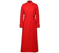BLESSUME Clergy Women Cassock Anglican Pulpit Robe Adult Chasubles Vestments Red