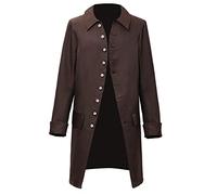 BLESSUME Colonial Pirate Men Jacket Steampunk Victorian Frock Coat