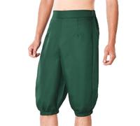 BLESSUME Medieval Trousers Renaissance Pirate Viking Pants Men Fancy Costume (2XL,Green)