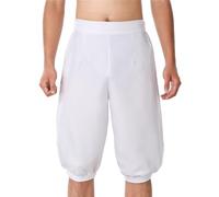 BLESSUME Medieval Trousers Renaissance Pirate Viking Pants Men Fancy Costume (XL,White)