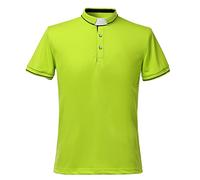 BLESSUME Men's Clergy Polo Shirt with Free Tab Collar Insert for Pastor Preacher Minister (Light Green,M)