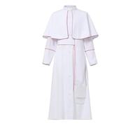BLESSUME Priest Soutane Cassock Minister Choir Robe with Cincture Band Belt