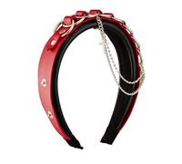BLESSUME Punk Gothic Rivet Headband Lolita Retro Headwear for Cosplay Halloween