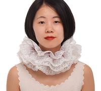 BLESSUME Renaissance Lace Neck Ruffle Elizabethan Cosplay Collar 1pc