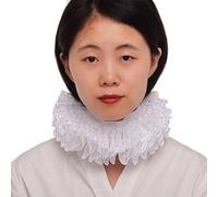 BLESSUME Renaissance Neck Ruffle Collar Victorian Elizabethan Cosplay Accessory