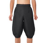 BLESSUME Retro Colonial Pants Renaissance Mens Knicker Pants Breeches, Black, Small