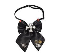BLESSUME Steampunk Bowtie Gears Cosplay Accessories, One Size (Black 3)
