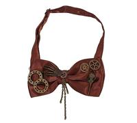 BLESSUME Steampunk Bowtie Gears Cosplay Accessories, One Size (Brown 2)