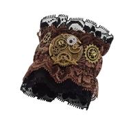 BLESSUME Steampunk Bracelet Gear Victorian Lace Accessories (F)