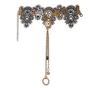 BLESSUME Steampunk Bracelet Gear Victorian Lace Accessories (I)…