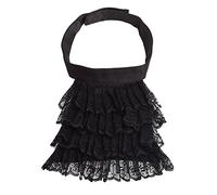 BLESSUME Steampunk Lace Jabot Black