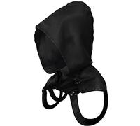 BLESSUME Steampunk Rogue Cowl Hood Hat Costume Cape with Adjustable Arm Buckle (Black 1)