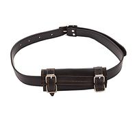 BLESSUME Swords Black Frog Holster with Belt Medieval Rapier Cross Lacing Holder Belt (Style#7)